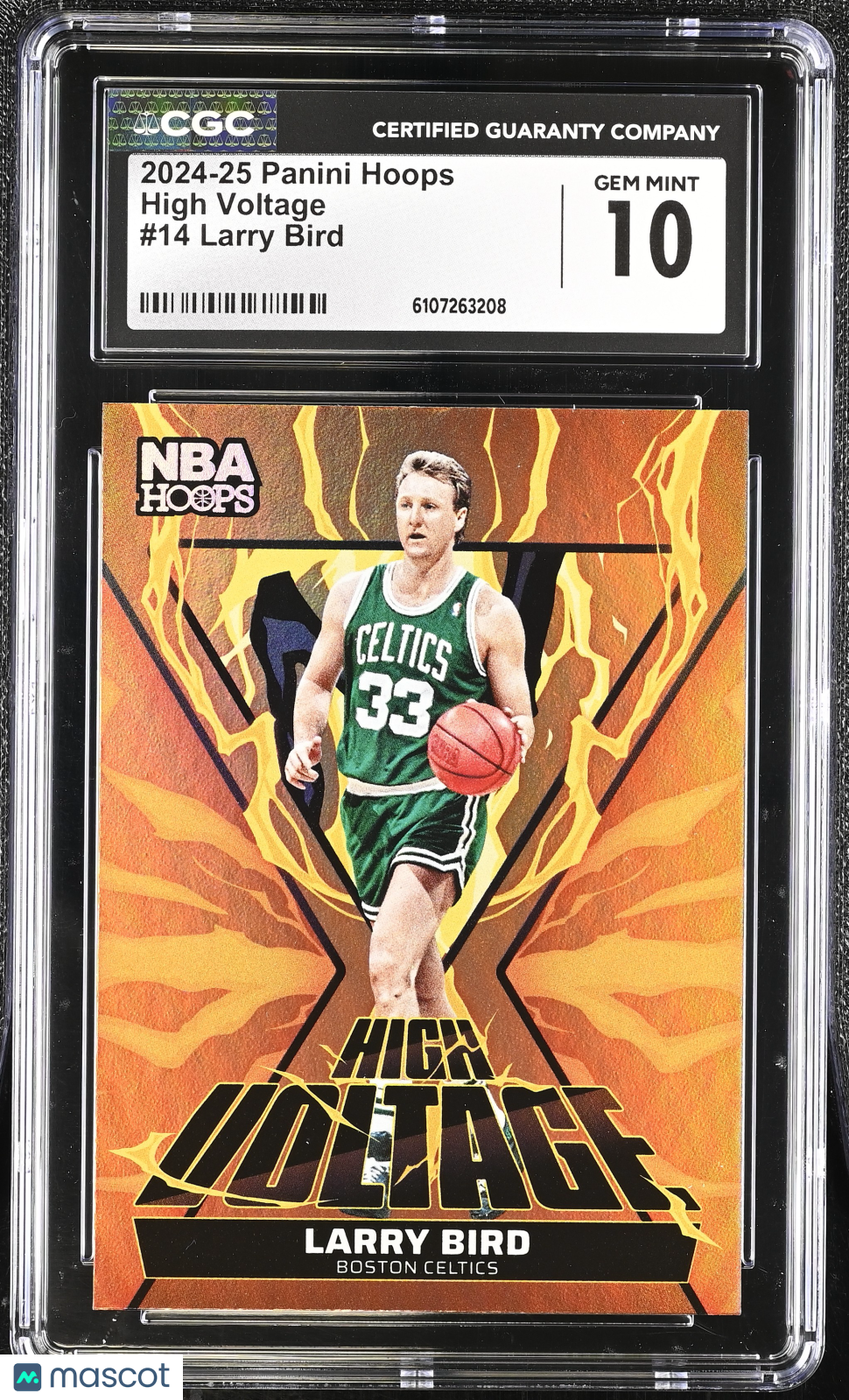 2024-25 Panini Hoops Larry Bird High Voltage #14 CGC 10 Boston Celtics