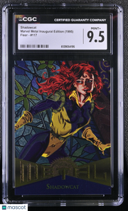 1995 Fleer Marvel Metal Inaugural Edition Shadowcat #117 CGC 9.5