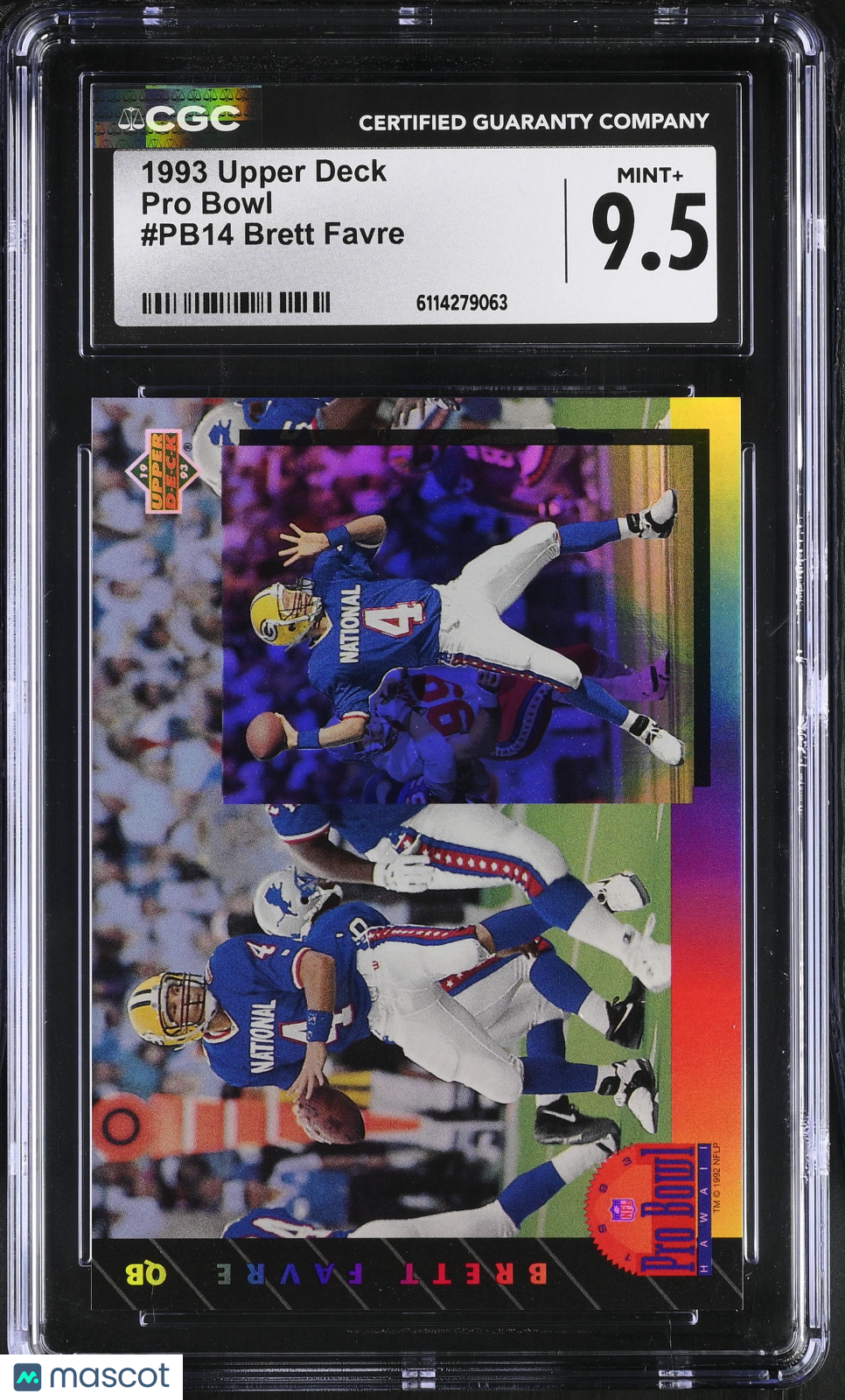 1993 Upper Deck Brett Favre Pro Bowl #PB14 CGC 9.5 Green Bay Packers