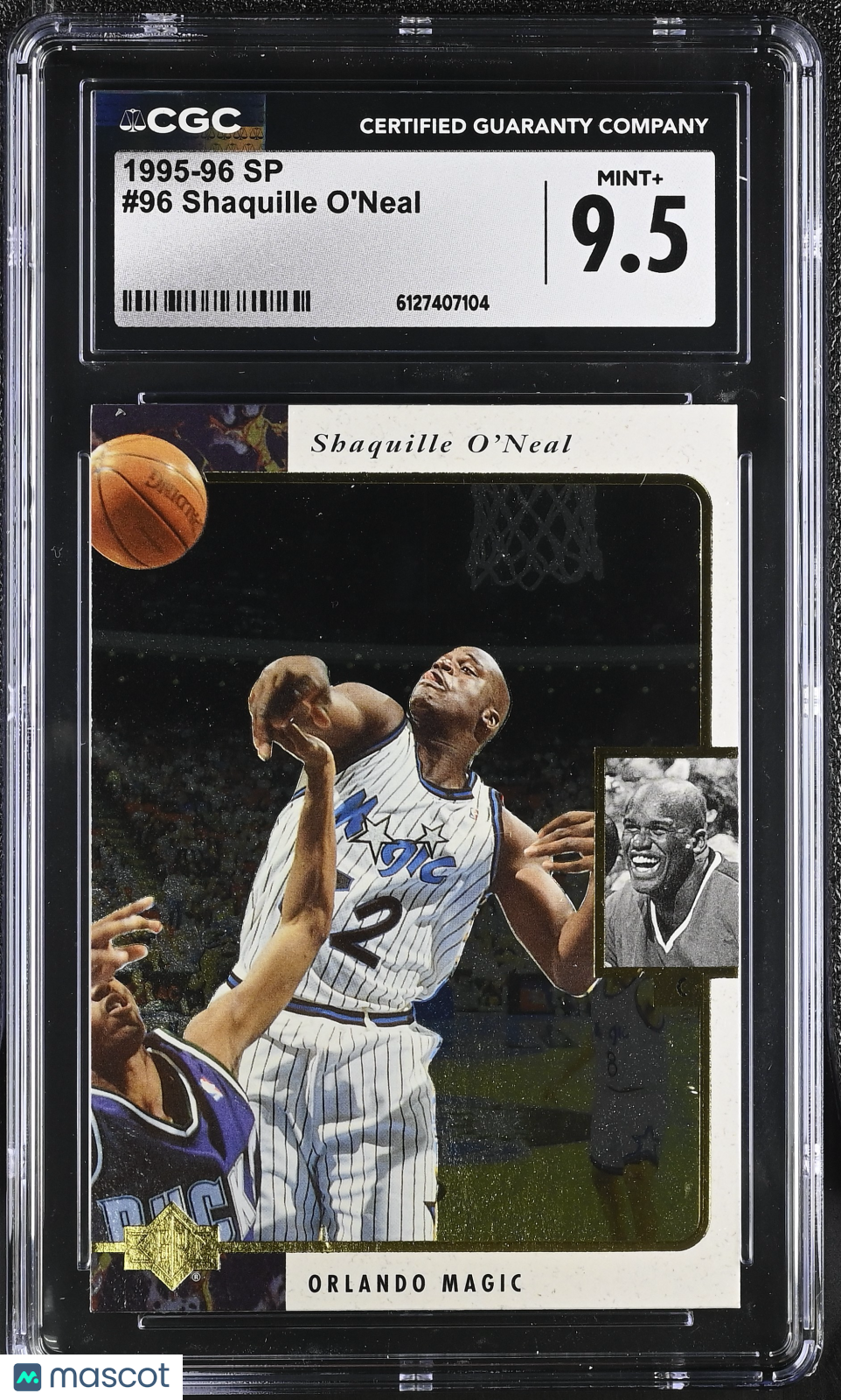1995-96 SP Shaquille O'Neal #96 CGC 9.5 Orlando Magic