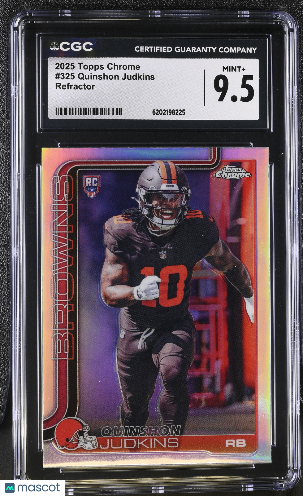 2025 Topps Chrome Quinshon Judkins Refractor Rookie #325 CGC 9.5 Browns