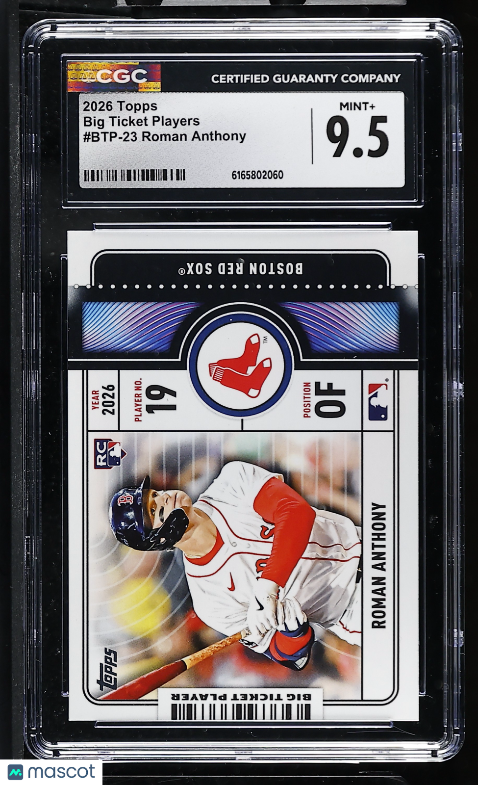 2026 Topps Roman Anthony #BTP-23 Big Ticket Players CGC 9.5