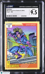 1991 Impel Marvel Universe Series II Hawkeye #20 CGC 9.5