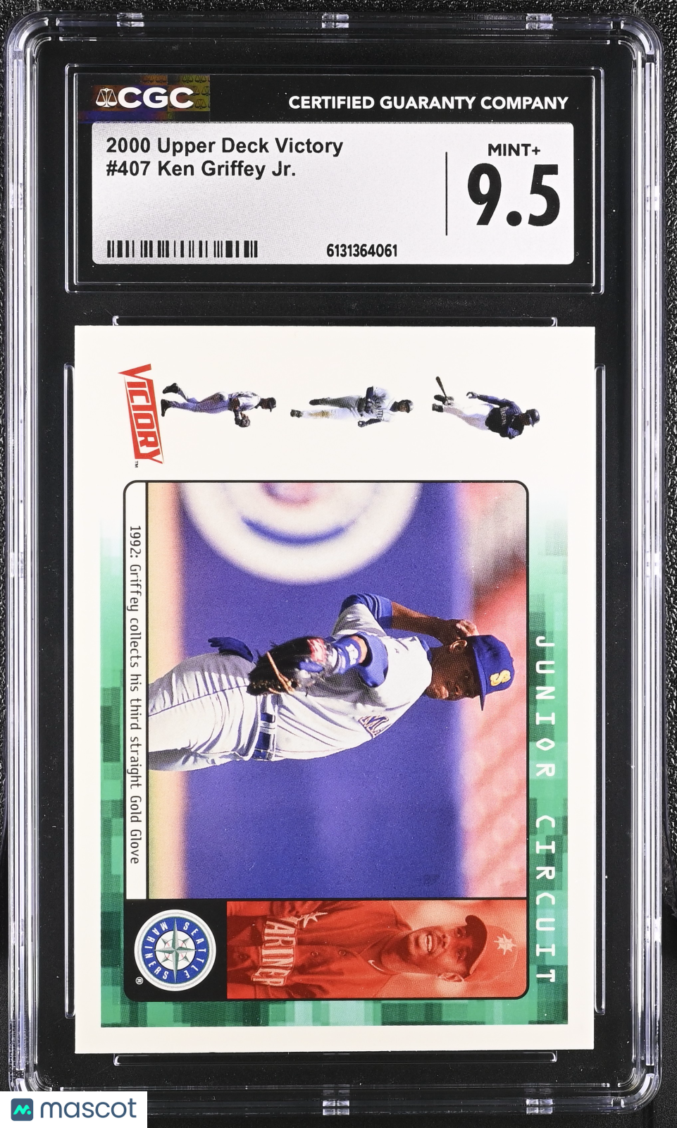 2000 Upper Deck Victory Ken Griffey Jr. #407 CGC 9.5