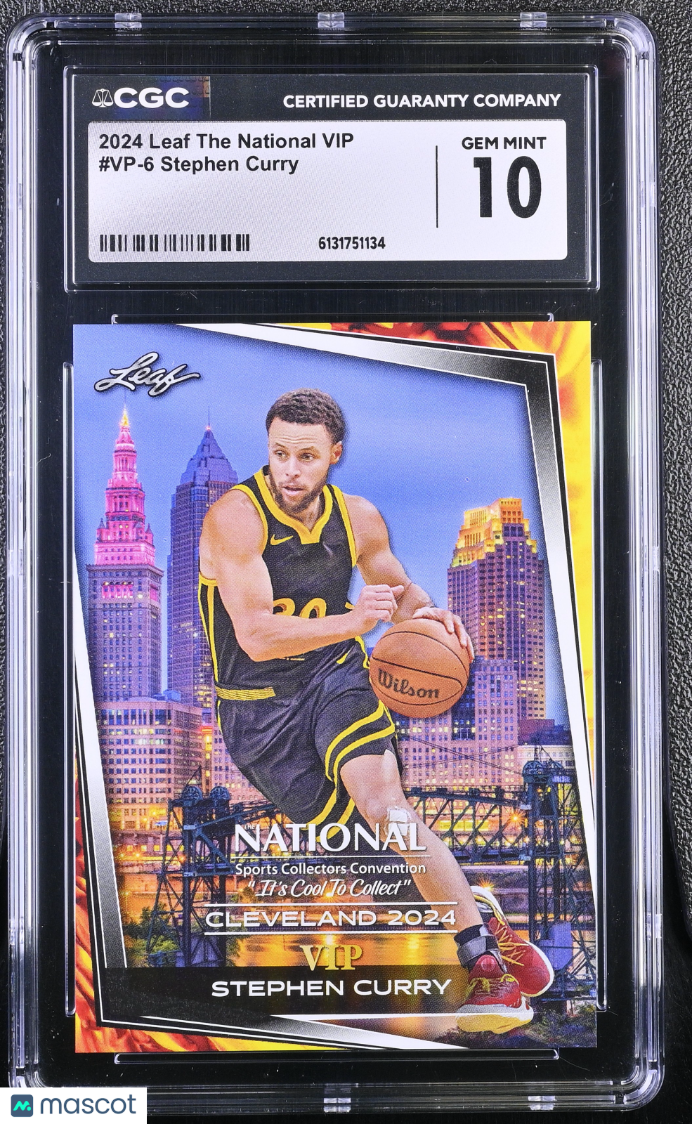 2024 Leaf The National Vip Stephen Curry #VP-6 CGC 10 Golden State Warriors