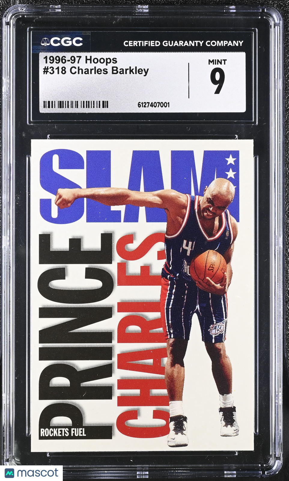 1996-97 Hoops Charles Barkley #318 CGC 9
