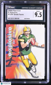 2000 Fleer E-X Brett Favre E-Xplosive #12XP CGC 9.5 Green Bay Packers