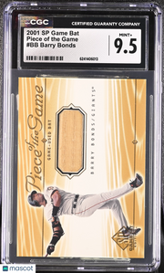 2001 SP Game Bat Barry Bonds Piece of the Game #BB CGC 9.5 San Francisco Giants