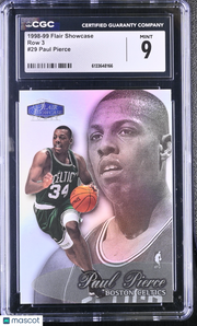 1998-99 Flair Showcase Paul Pierce Row 3 #29 CGC 9