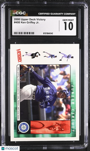 2000 Upper Deck Victory Ken Griffey Jr. #408 CGC 10 Seattle Mariners