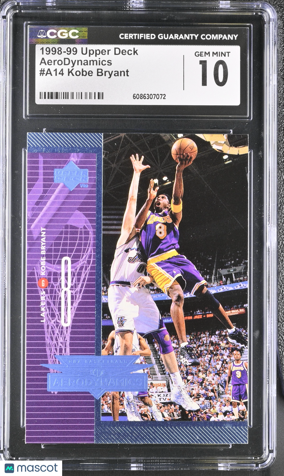 1998-99 Upper Deck Kobe Bryant AeroDynamics #A14 CGC 10 Los Angeles Lakers