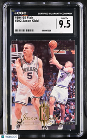 1994-95 Flair Jason Kidd Rookie #202 CGC 9.5 Dallas Mavericks