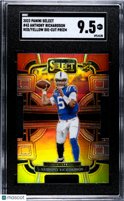 2023 Panini Select Anthony Richardson Red Yellow Die Cut Prizm #43 SGC 9.5