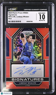 2023 Panini Prizm WNBA Lindsay Whalen Red /99 Signatures #SG-LWL CGC 10 Lynx