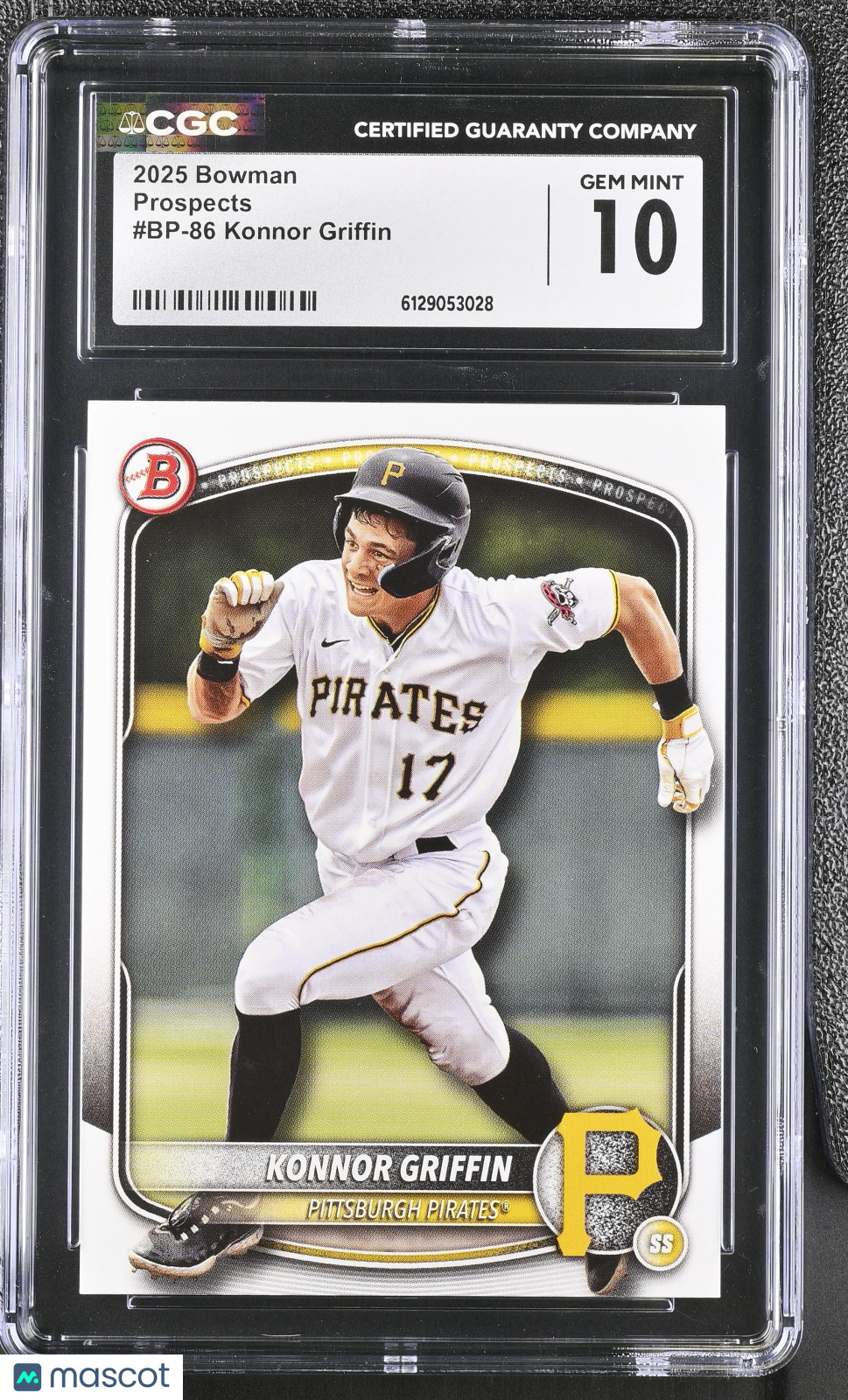 2025 Bowman Konnor Griffin #BP-86 Prospects CGC 10