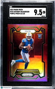 2023 Panini Prizm Anthony Richardson Purple /125 Rookie #343 SGC 9.5 Colts