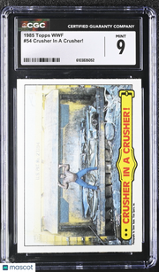 1985 Topps WWF Crusher In A Crusher! #54 CGC 9