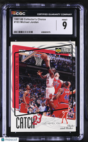 1997-98 Collector's Choice Michael Jordan #193 CGC 9 Chicago Bulls