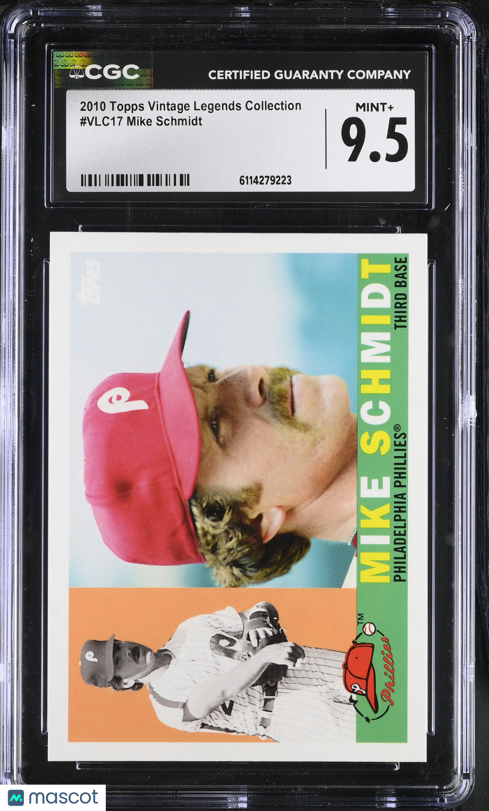 2010 Topps Vintage Legends Collection Mike Schmidt #VLC17 CGC 9.5