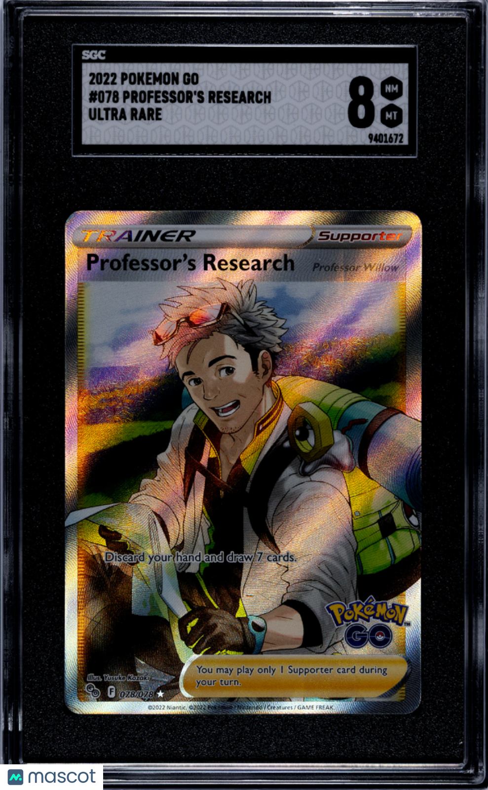 2022 Pokemon Go Professor's Research SGC 8 #078