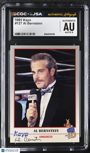 1991 Kayo Al Bernstein #127 Auto Autograph CGC Authentic JSA
