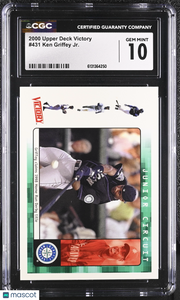 2000 Upper Deck Victory Ken Griffey Jr. #431 CGC 10