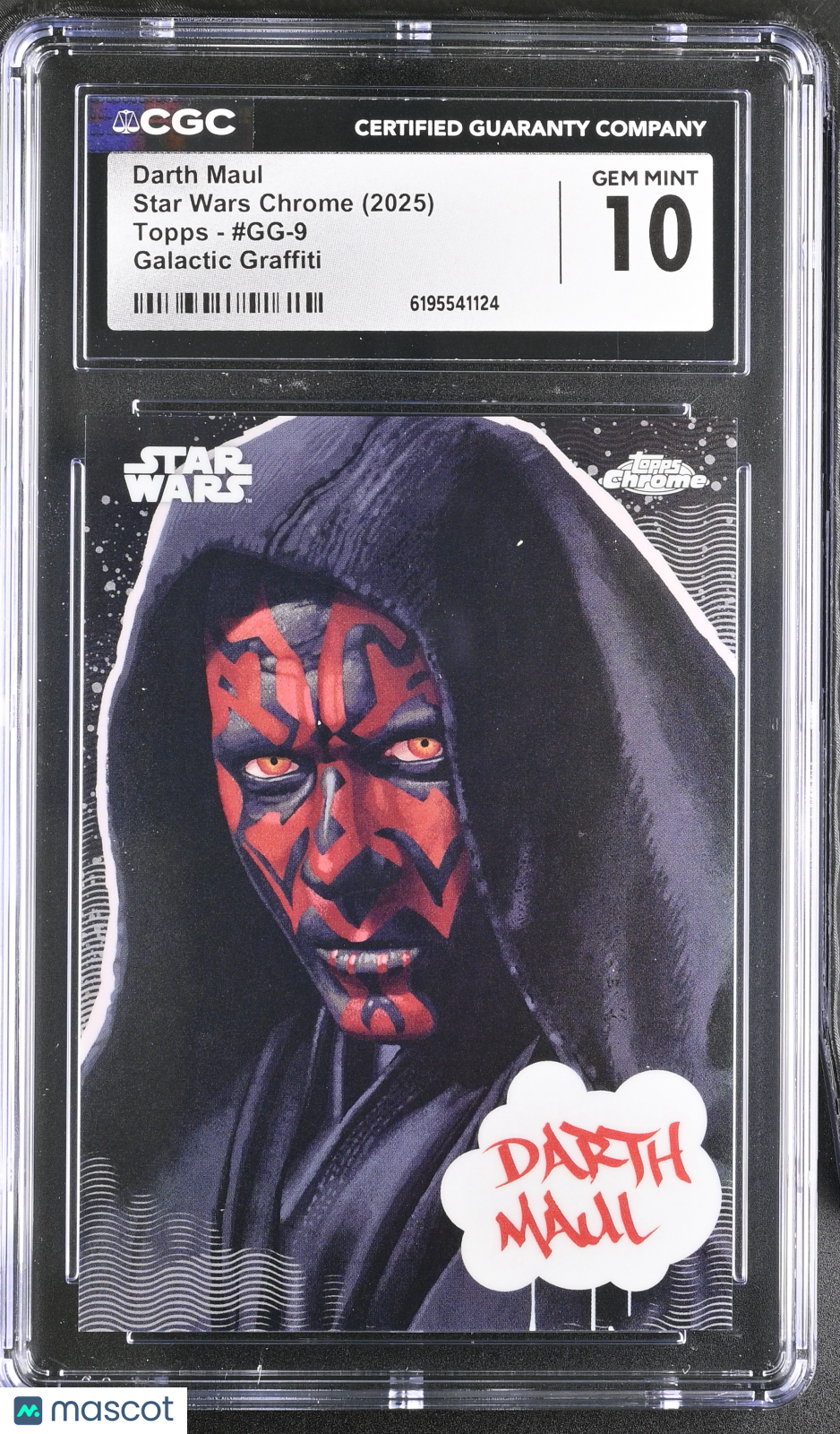 2025 Topps Star Wars Chrome Darth Maul #GG-9 CGC 10 Galactic Graffiti