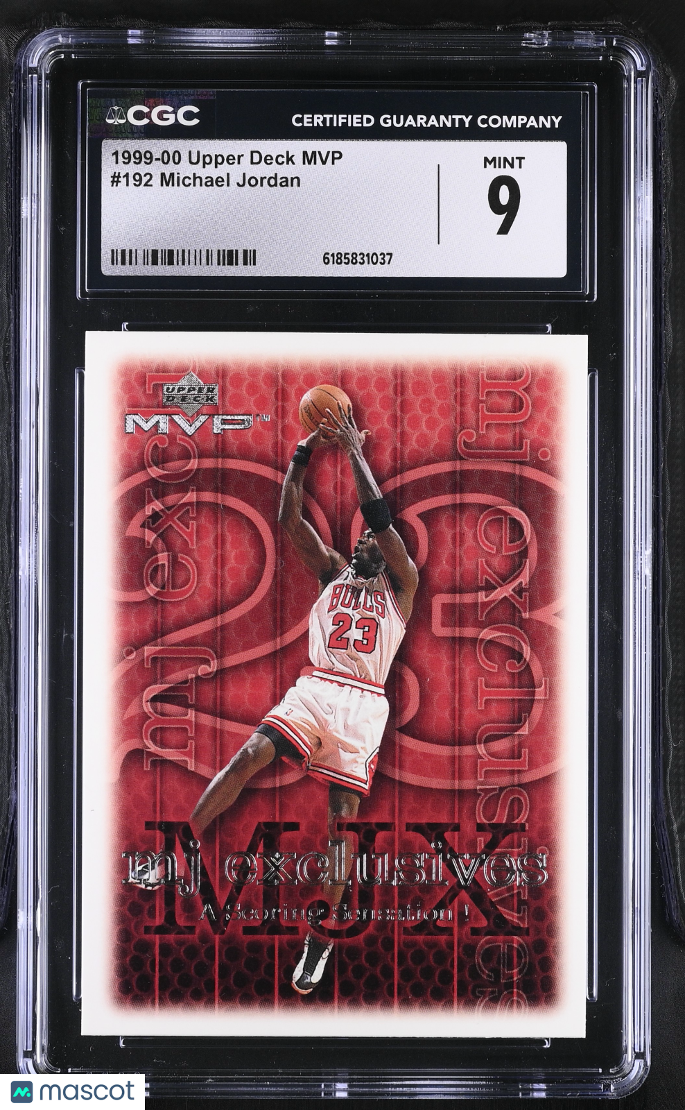 1999-00 Upper Deck MVP Michael Jordan #192 CGC 9 Chicago Bulls