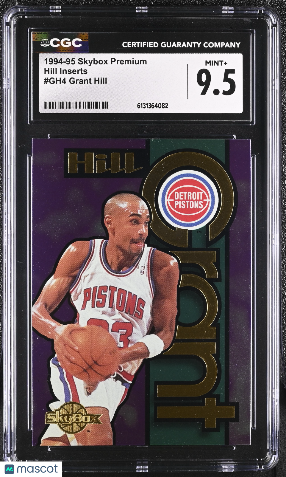 1994-95 Skybox Premium Grant Hill Rookie Hill Inserts #GH4 CGC 9.5 Pistons
