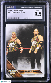 2016 Topps WWE The Nasty Boys #80 CGC 9.5
