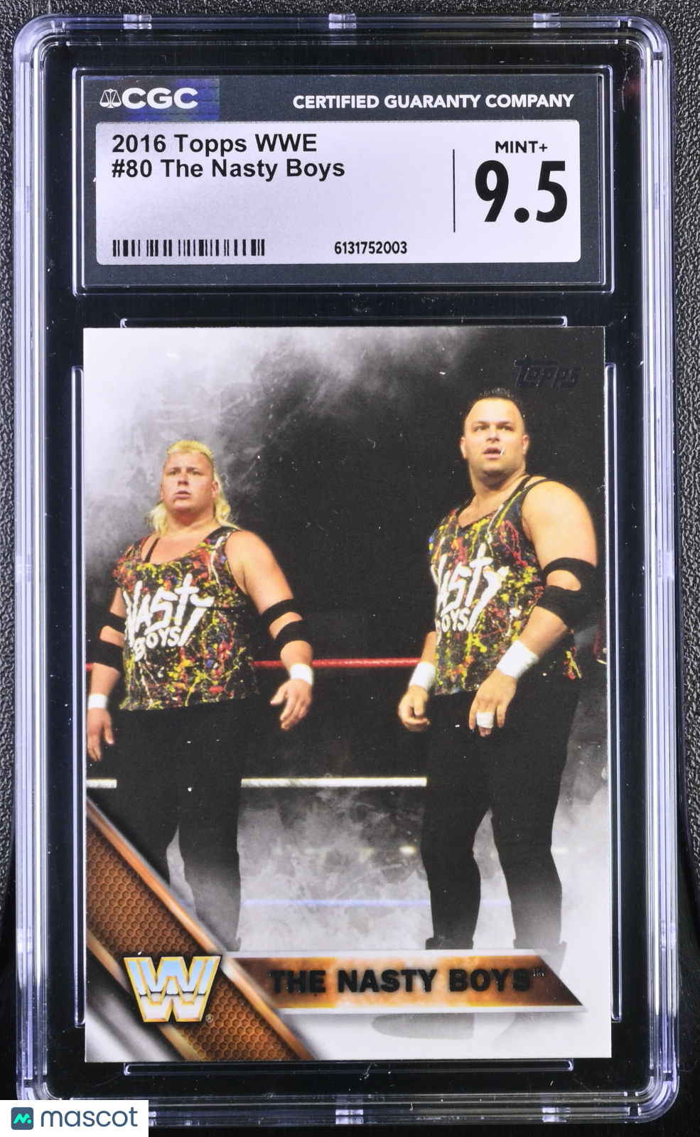 2016 Topps WWE The Nasty Boys #80 CGC 9.5