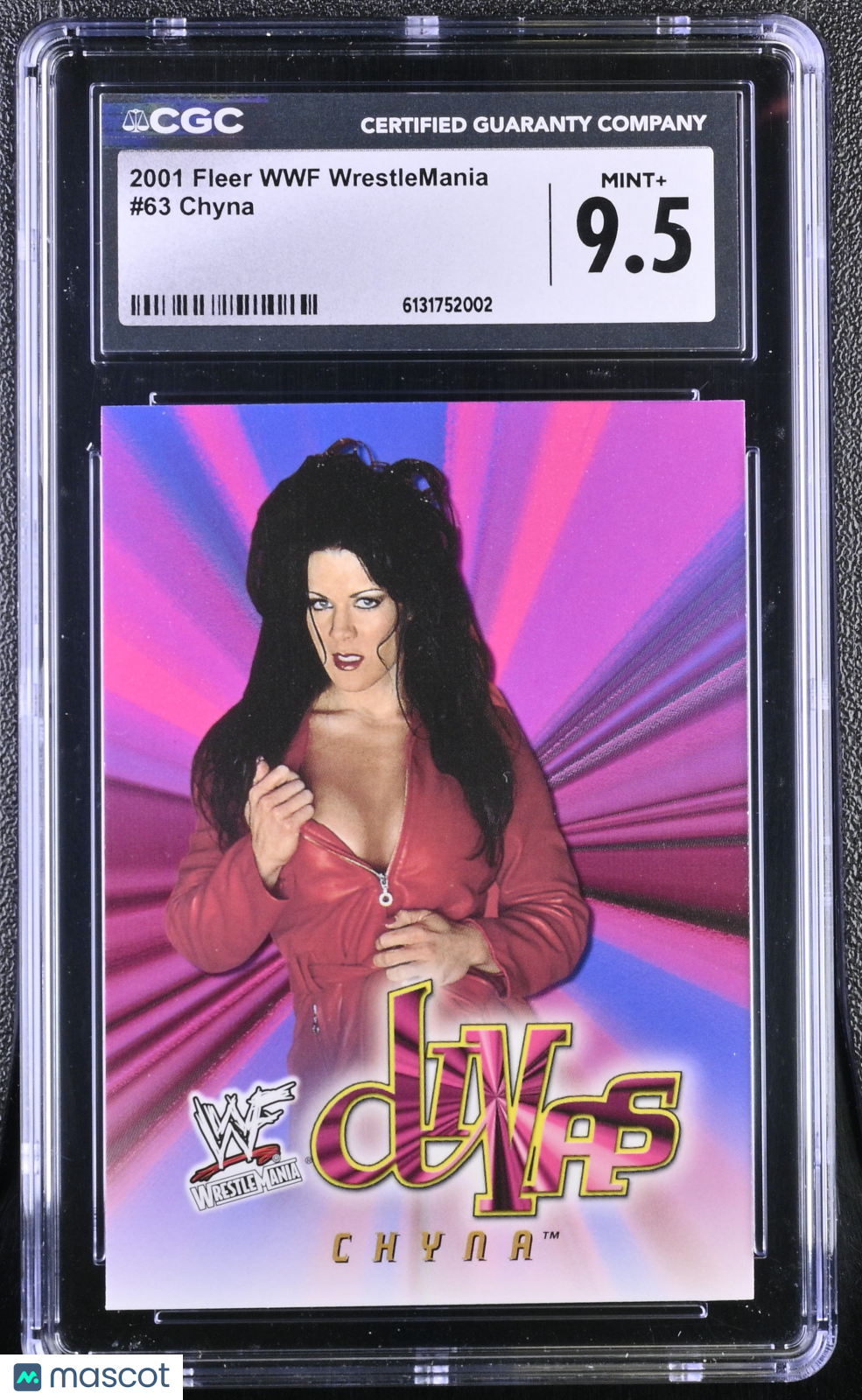 2001 Fleer WWF Wrestlemania Chyna #63 CGC 9.5