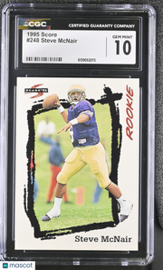 1995 Score Steve McNair Rookie #248 CGC 10 Tennessee Titans