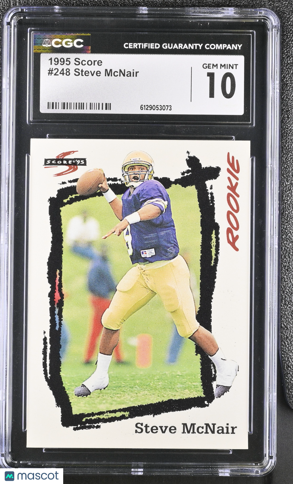 1995 Score Steve McNair Rookie #248 CGC 10 Tennessee Titans
