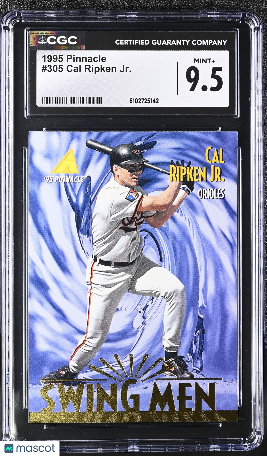 1995 Pinnacle Cal Ripken Jr. #305 CGC 9.5 Baltimore Orioles