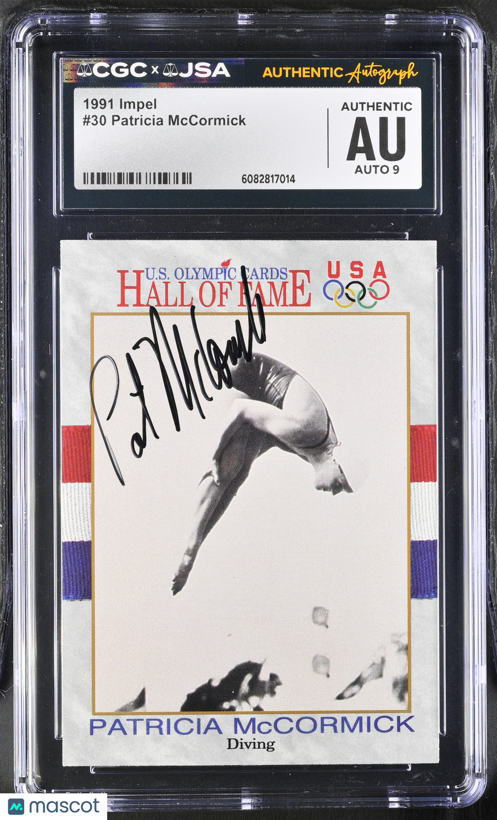 1991 Impel Patricia McCormick Auto Autograph #30 CGC Authentic