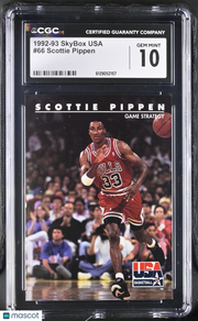 1992-93 Skybox Usa Scottie Pippen #66 CGC 10 Chicago Bulls