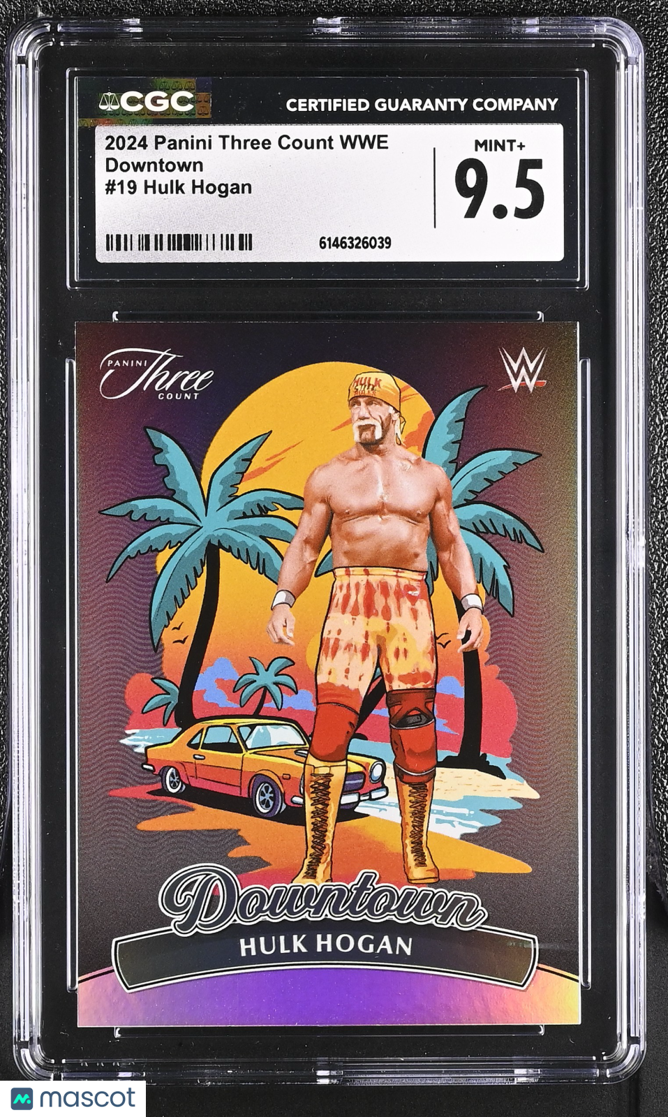 2024 Panini Three Count WWE Hulk Hogan Downtown #19 CGC 9.5