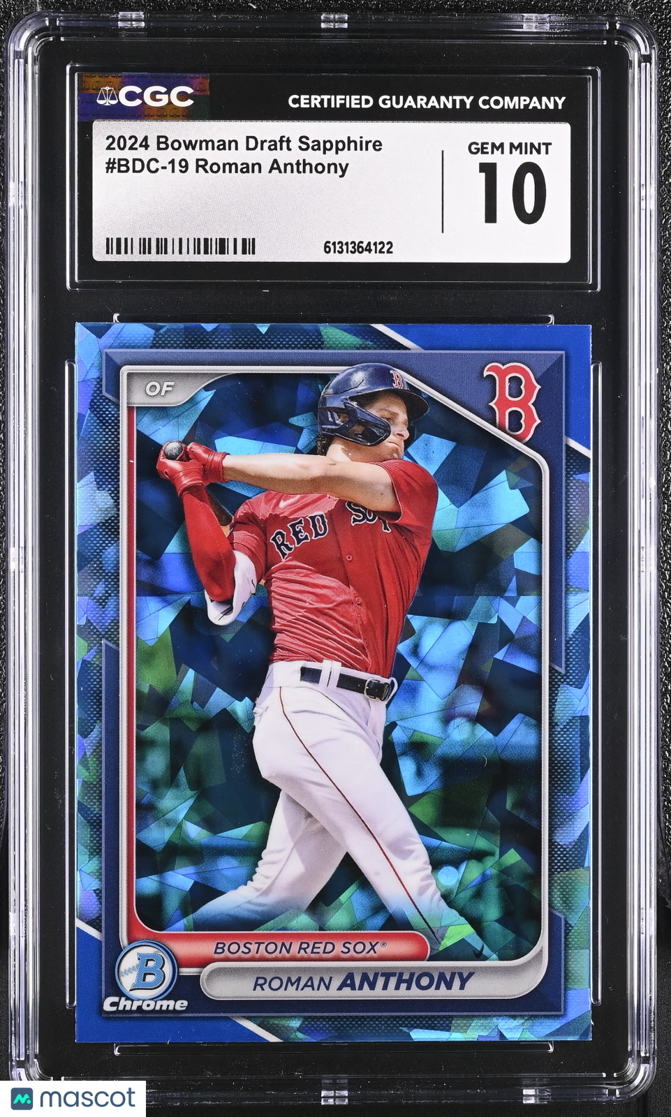 2024 Bowman Draft Sapphire Roman Anthony Rookie #BDC-19 CGC 10 Boston Red Sox