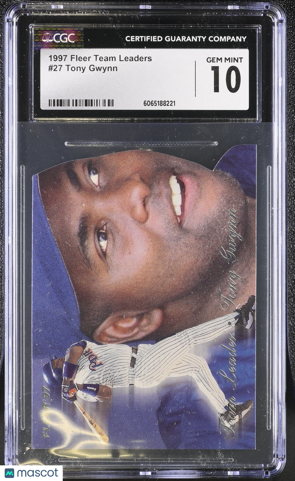 1997 Fleer Team Leaders Tony Gwynn #27 CGC 10 San Diego Padres