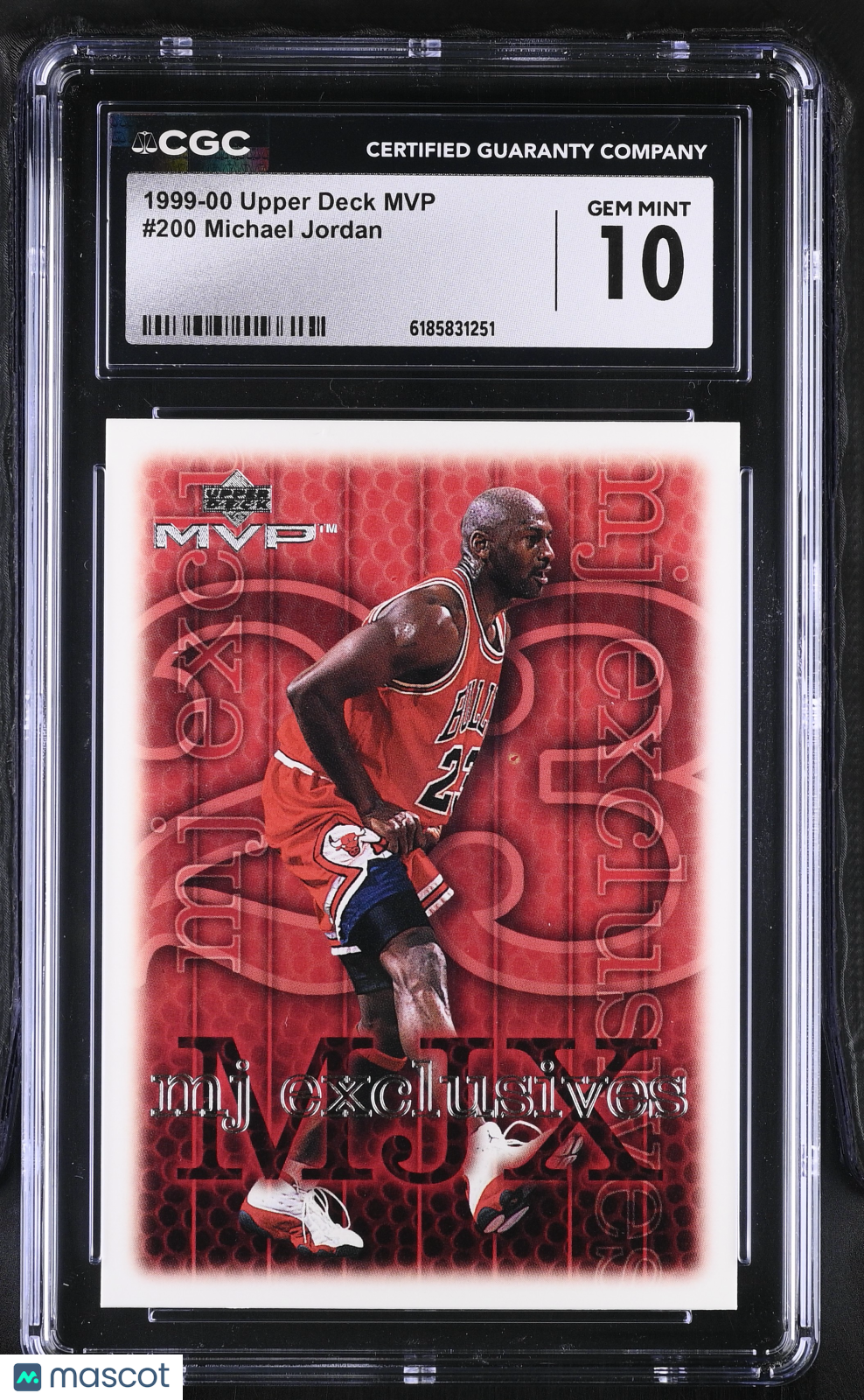 1999-00 Upper Deck MVP Michael Jordan #200 CGC 10 Chicago Bulls