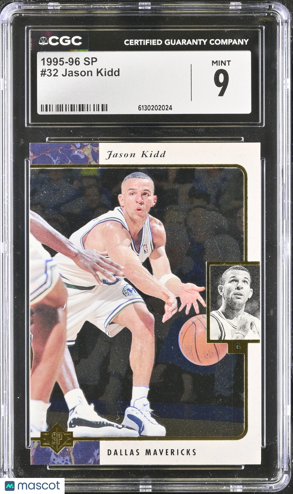 1995-96 SP Jason Kidd Rookie #32 CGC 9 Dallas Mavericks