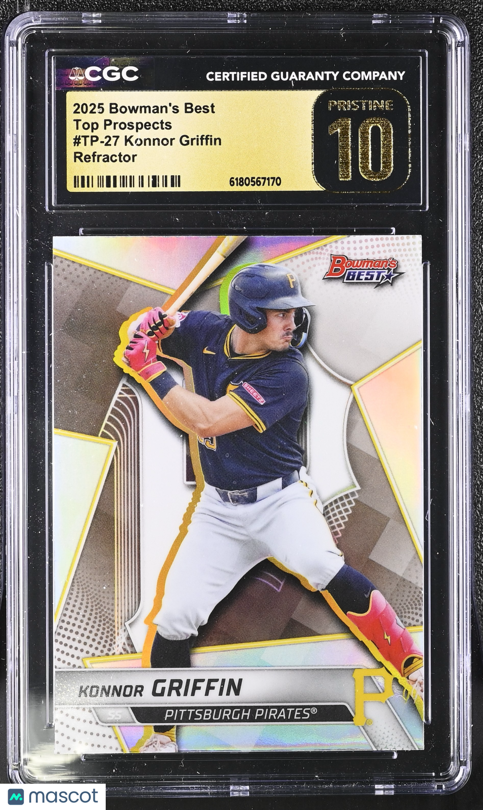 2025 Best Konnor Griffin Refractor Rookie Prospects #TP-27 CGC 10 Pristine