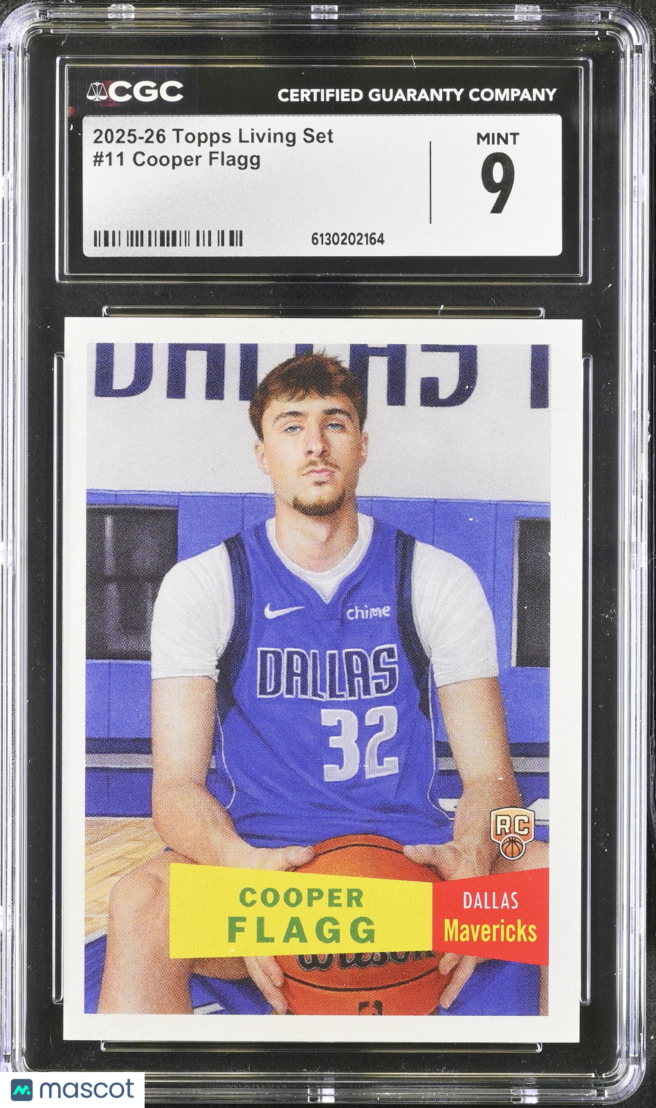 2025-26 Topps Living Set Cooper Flagg Rookie #11 CGC 9 Dallas Mavericks