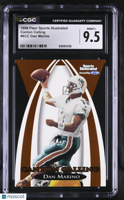 1999 Fleer Sports Illustrated Dan Marino Canton Calling #6CC CGC 9.5 Dolphins