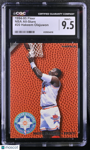 1994-95 Fleer Hakeem Olajuwon NBA All-Stars #20 CGC 9.5 Houston Rockets