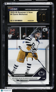 2025-26 Bowman U Now Gavin McKenna Rookie #4 CGC 10 Pristine Penn State