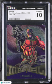 1995 Fleer Marvel Metal Inaugural Edition Deathlok #29 CGC 10