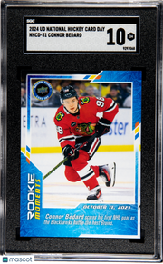 2024 Upper Deck National Hockey Card Day Connor Bedard #NHCD-31 SGC 10