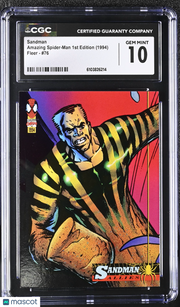 1994 Fleer Amazing Spider-Man Sandman #76 CGC 10